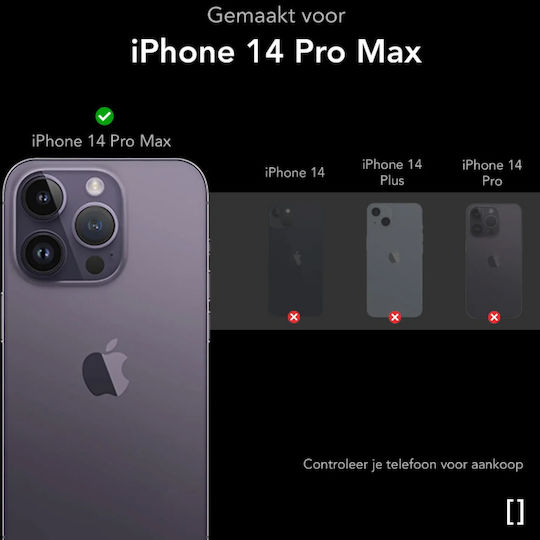Nekit Задна Корица Пластмасова 1.2мм Прозрачна (iPhone 14 Pro Max)