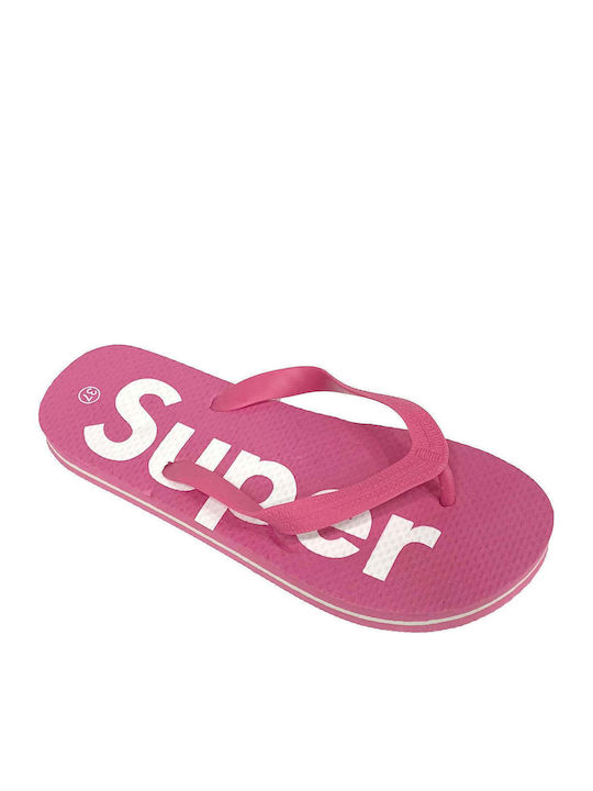 Flip-Flops In Fuchsia Colour