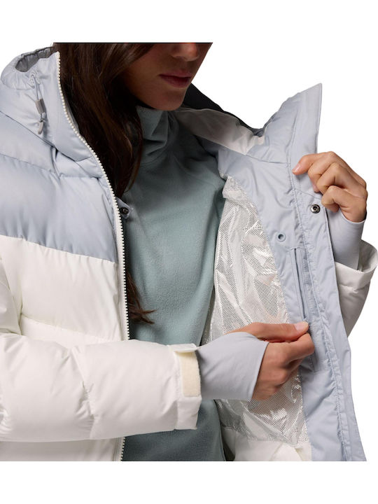 Columbia Abbott Peak Ii Insulated 2105111-125 Дамско Яке за Ски и Сноуборд Бяло