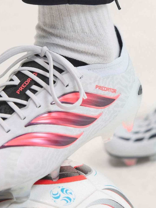 adidas Predator Elite FG Ghete Fotbal cu crampoane Albe adidas Predator Elite FG Ghete Fotbal cu crampoane Albe