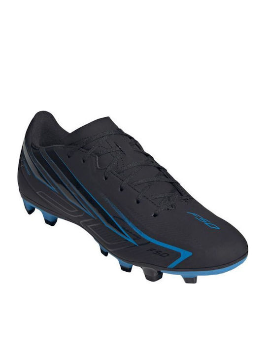 adidas F50 Hyperfast Club FG/MG Футболни Обувки С Бутони Черни