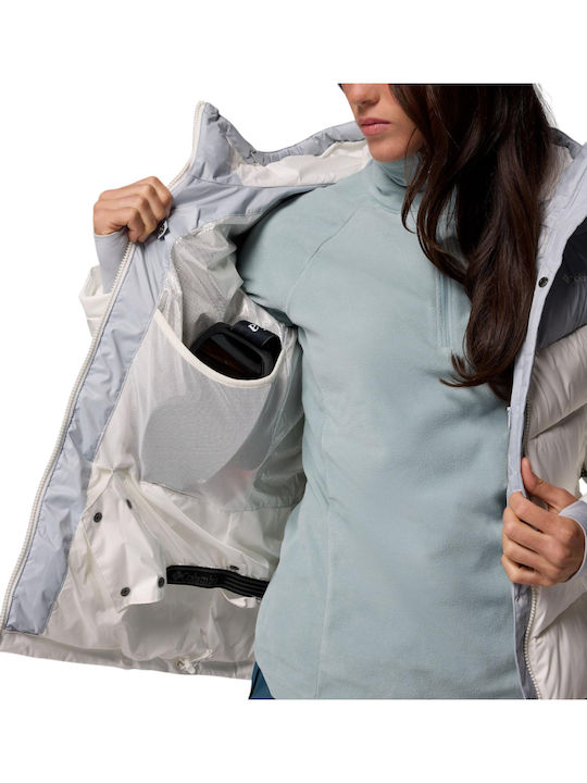 Columbia Abbott Peak Ii Insulated 2105111-125 Дамско Яке за Ски и Сноуборд Бяло