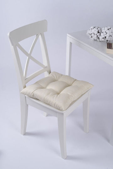 SteweHome Garden Chair Cushions Grey And Cream 40x40cm