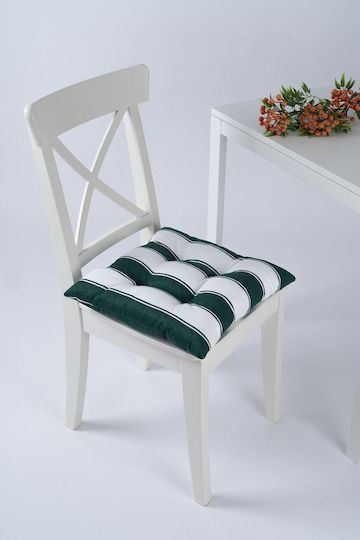 SteweHome Garden Chair Cushions Grey And Cream 40x40cm