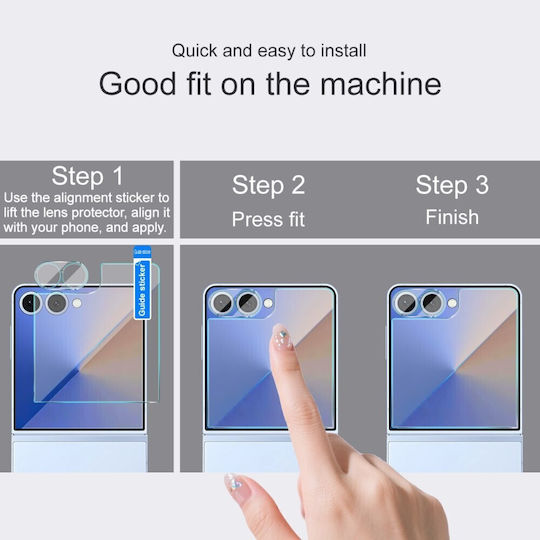 Imak Mobile Camera Protector Tempered Glass Transparent for Samsung Galaxy Z Flip8 5g