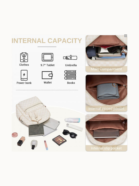 Women's Backpack Beige