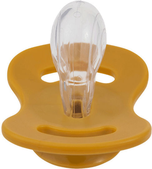Lullaby Planet Silicone Pacifiers Yellow for 6+ Months 2 Pieces