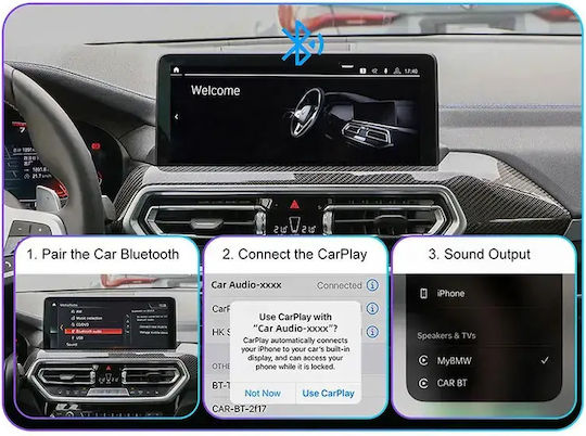 Digital IQ Bm 506f Cpaa Wireless Carplay Android Auto Box Bmw Mini Evo-mgu