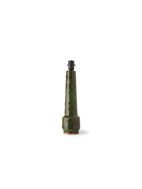 HK Living Tischlampe mit Hut und grüner Basis