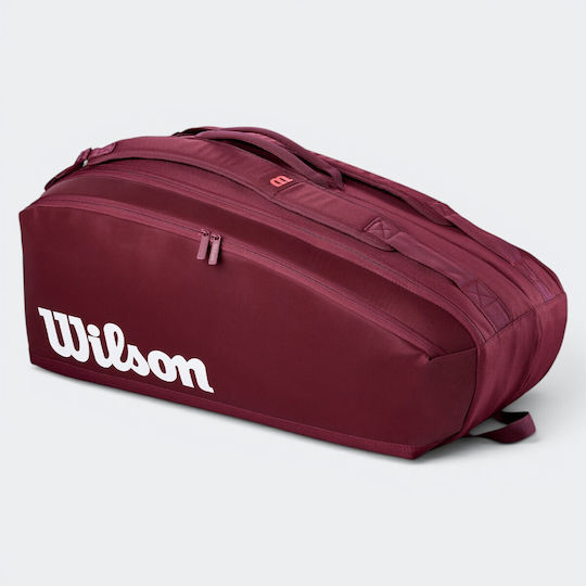 Wilson Super Tour Shoulder / Hand Tennis Bag 9 Rackets Red