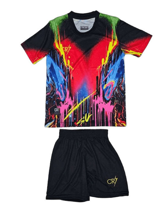 Kids Football Set Cr7 Ronaldo Special Aquarella Edition Multicolor Balón De Oro Multicolor Unisex Kids Ab183