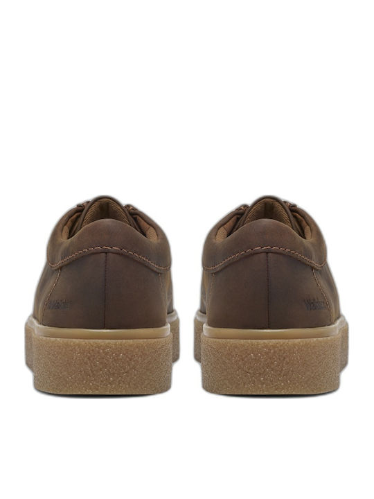 Leather Men's Moccasins in Brown Colour Relaxed Fit