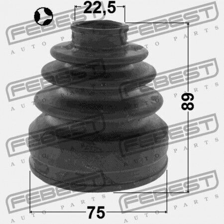 Protecție Interioară Articulații Mazda Premacy Cw 2010-2010 Jp Fp10-22-620