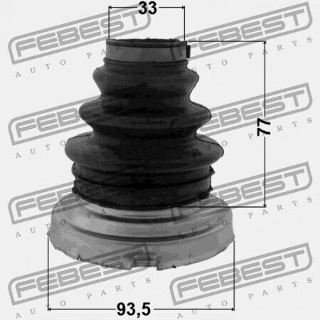 Febest Εσωτερικό Κάλυμμα Αρθρώσεων BMW X5 E70 2006-2013 ECE 33208603102