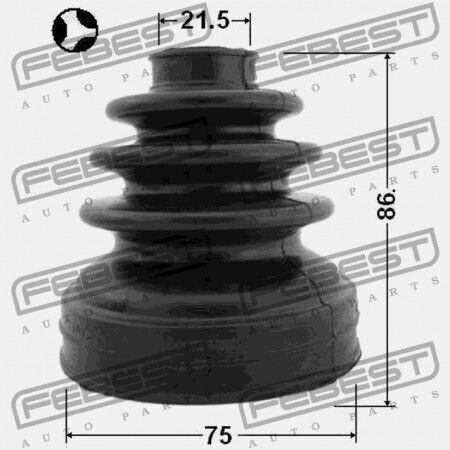 Nissan Primera P12e Innenraum Schutz für Gelenke 2002.01-2007.05 El 39741-bm726