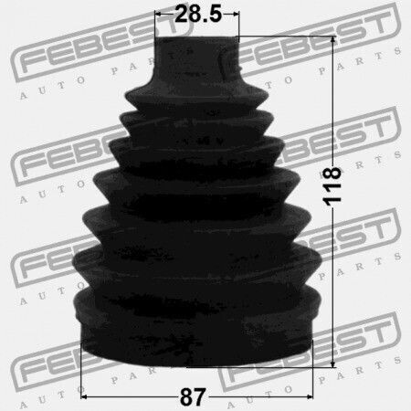 Exterior Joint Cover Mazda 6 Wagon Gy 2002-2005 Eu Gp27-22-530a