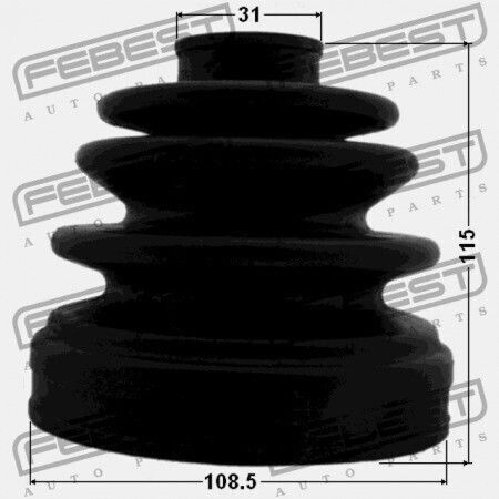 Mitsubishi Pajero V20-50 Interior Joint Protector 1990.10-1999.11 Jpn Mr430763