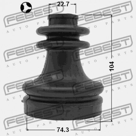 Mitsubishi Carisma Da1-6a Вътрешна Защита На Съединения 1995.05-2003.12 Eur Nedcar Mr911572