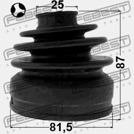 Вътрешна Защитна Панта Mitsubishi Лансер Cy Cz 2007.03-2013.02 Eur 3817a150