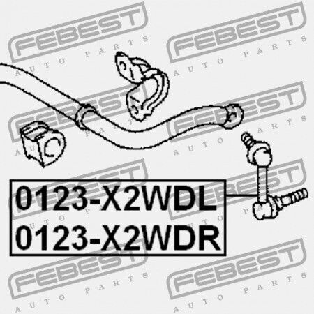 Febest Linker Stabilisator Vordere System Für Toyota Crown Grs182 2004.11-2008.02 Gr 48810-30070