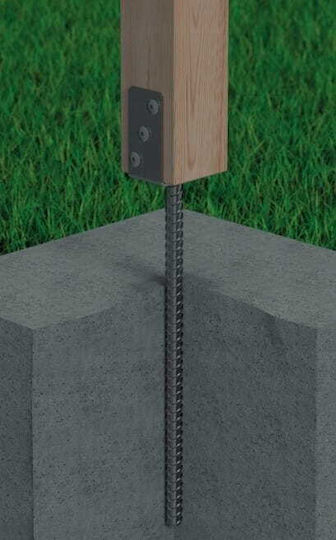 Domax Garden Fencing Material Galvanized 16.1x62.4x1.2cm