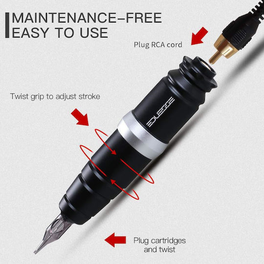 Set Mașină de Tatuat Rotary Dispozitiv Profesional de Tatuat Alimentare Dragonhawk