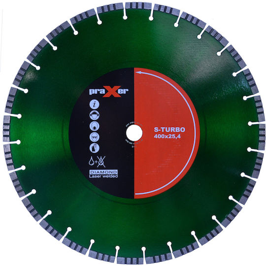 Diamond Grinding Disc S-turbo 400mm Praxer