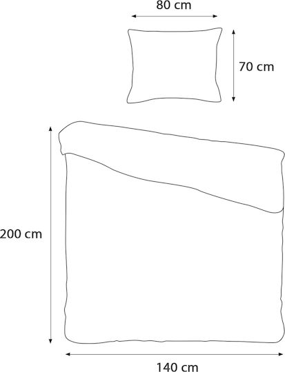 Darymex Set Huse Pentru Pilote Bumbac Satinat 140x200cm Simplu Cu Față De Pernă Alb Trandafir