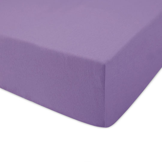 Darymex Darymex Bettlaken Doppel mit Gummibettlaken 140x200cm Helllila