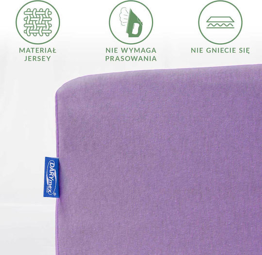 Darymex Darymex Bettlaken Doppel mit Gummibettlaken 140x200cm Helllila