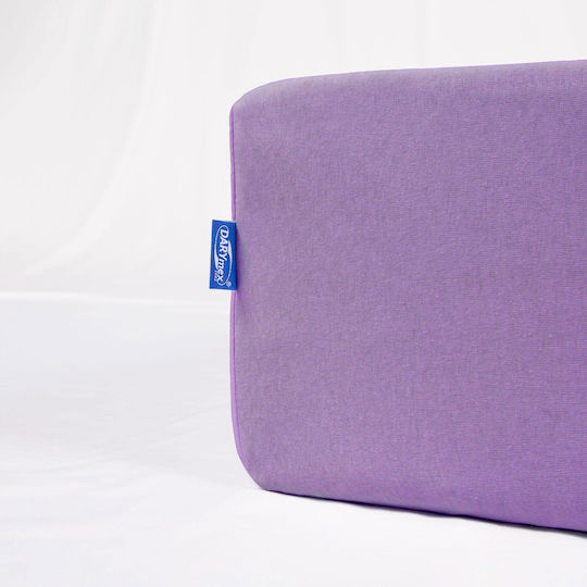 Darymex Cearceaf De Pat Dublu Cu Hugger Din Cauciuc 160x200cm Violet Deschis