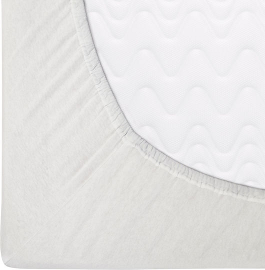 Darymex Cearceaf King Size Din Flanel Cu Hugger Din Cauciuc 180x200cm Ecru