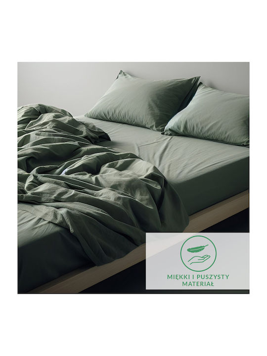 Darymex Einzel Flanell Bettlaken mit Gummibettlaken 90x200cm Beiges Farbe