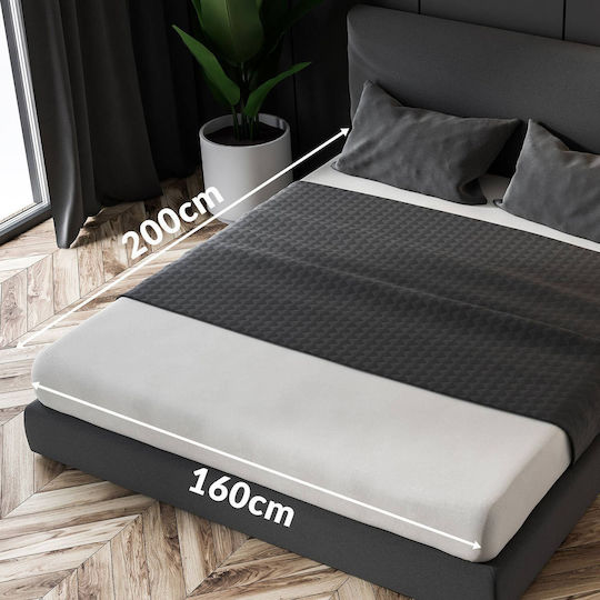 Darymex Σεντόνι Υπέρδιπλο με Λάστιχο 160x200εκ. Πράσινο Λάιμ