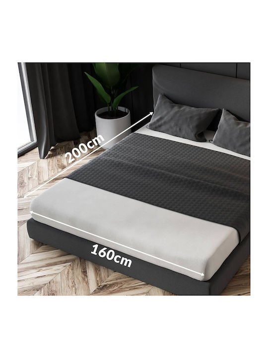 Darymex Σεντόνι Υπέρδιπλο με Λάστιχο 160x200εκ. Κρεμ Εκρού