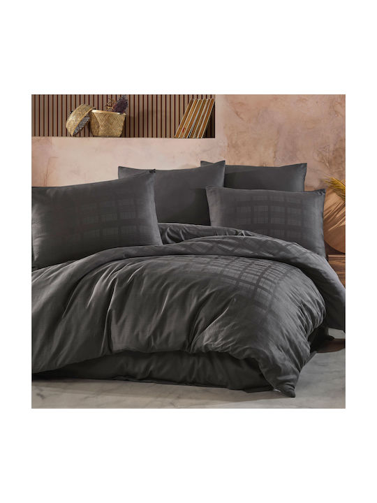 Darymex Față De Pernă Din 100% Bumbac Antracit 40x40cm