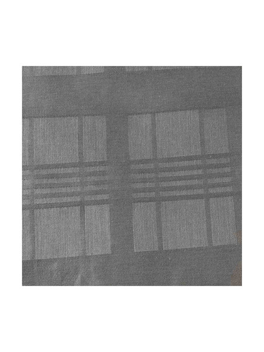 Darymex Dekorativer Kissenbezug aus 100% Baumwolle Grau Makozatin 40x40cm