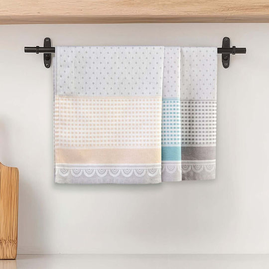 Darymex Kitchen Towel Made of 100% Cotton 50x70cm 3 Pieces