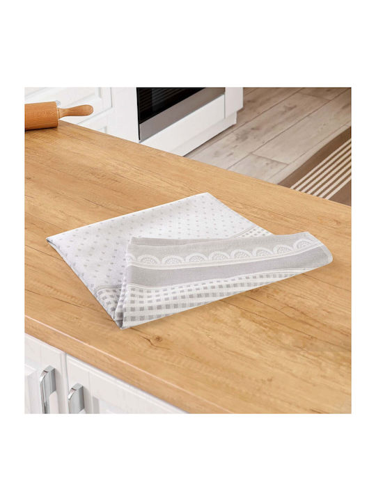 Darymex Zwoltex Küchenhandtuch aus 100% Baumwolle in Grau Farbe 50x70cm