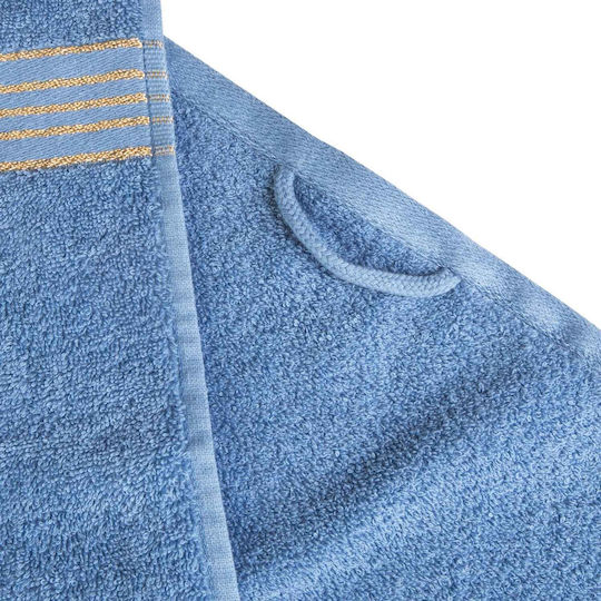 Darymex Set Bath Towels 2 Pieces Blue Weight 500gr/m²