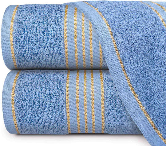 Darymex Set Bath Towels 2 Pieces Blue Weight 500gr/m²