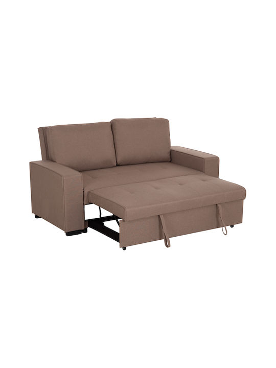 Kanna Two Seater Sofa Bed Beige 175x92x87cm