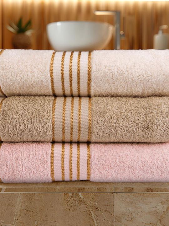 Darymex Darymex Badetücher 4-teiliger Handtuch-Set Farbe Beige Gewicht 500gr/m²