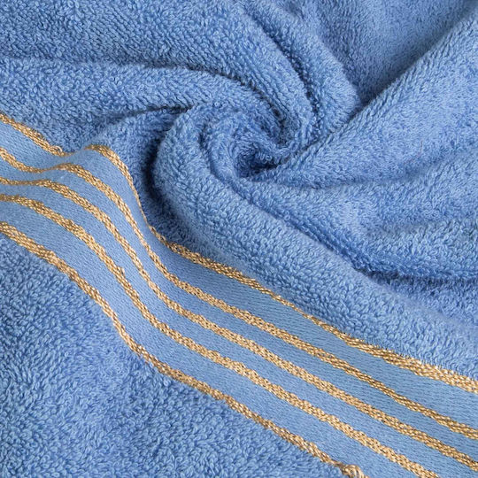 Darymex Set Of 3 Blue Bath Towels Weight 500gr/m²