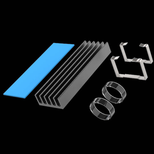 Glotrends 2280 M.2 SSD Radiator Pasiv Din Aluminiu Pad Termic