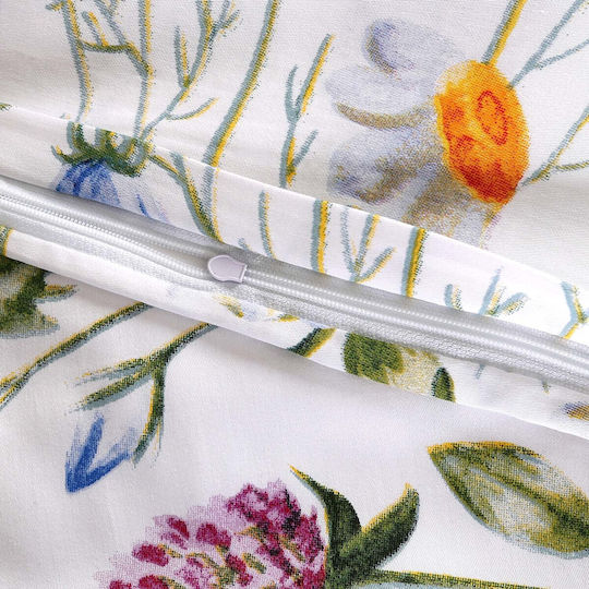 Darymex Cotton Duvet Cover Set 180x200cm Double With White Pillowcase