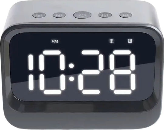 Denver Επιτραπέζιο Ψηφιακό Ρολόι LCD με Ξυπνητήρι Μαύρο EC-54B