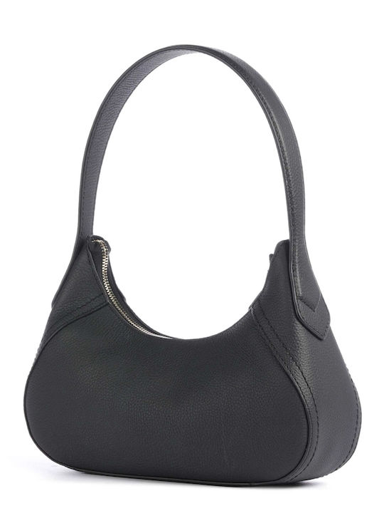 Boss Lenah Leather Women's Shoulder Bag Black