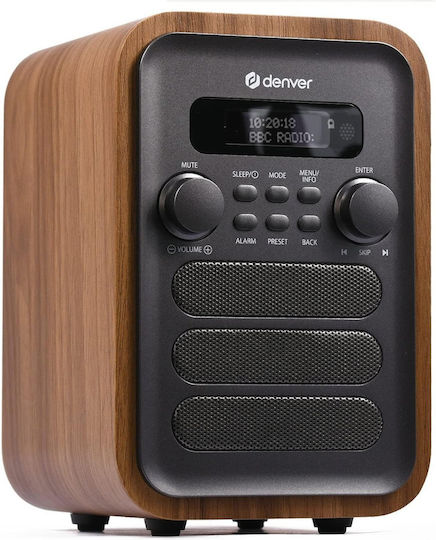 Denver Tragbares Radio-CD-Spieler mit Radio / Bluetooth Graufarbig