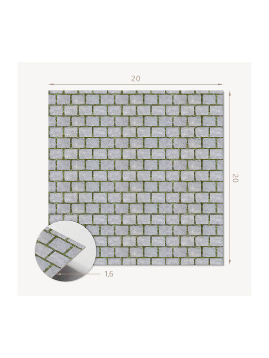 Decorative Tiles Graphic Wall Sticker Brick Pattern 20x20x20 cm